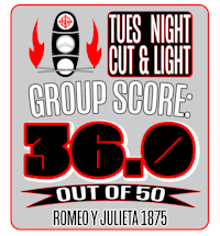 tues night cut & light group score